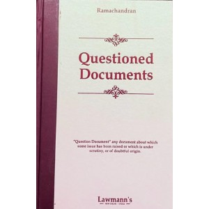 Lawmann's Questioned Documents [HB] by R. Ramachandran | Kamal Publishers